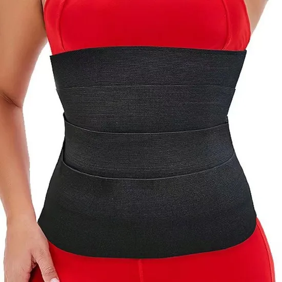 10cm 12.5cm Mujeres Cintura Vendaje Wrap Trimmer Shaperwear, Control de barriga Adelgazamiento Cinturón para quemar grasa
