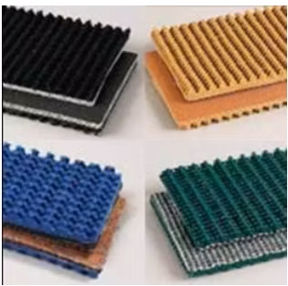 Cinta transportadora de goma superior áspera