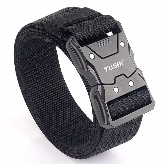 Exquisito cinturón táctico de nailon duradero de alta resistencia para estilo militar